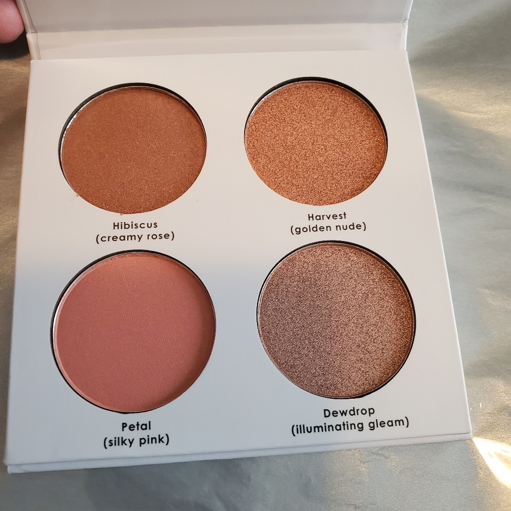 NWOT Happy hibiscus Luminizer and blush palette